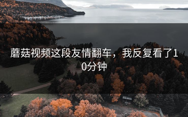 蘑菇视频这段友情翻车,我反复看了10分钟 第1张 蘑菇视频这段友情翻车,我反复看了10分钟 第1张