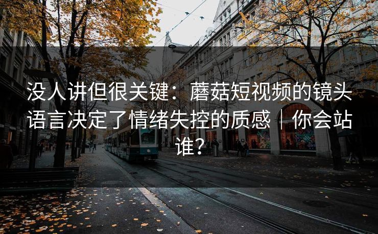 没人讲但很关键:蘑菇短视频的镜头语言决定了情绪失控的质感|你会站谁? 第1张 没人讲但很关键:蘑菇短视频的镜头语言决定了情绪失控的质感|你会站谁? 第1张